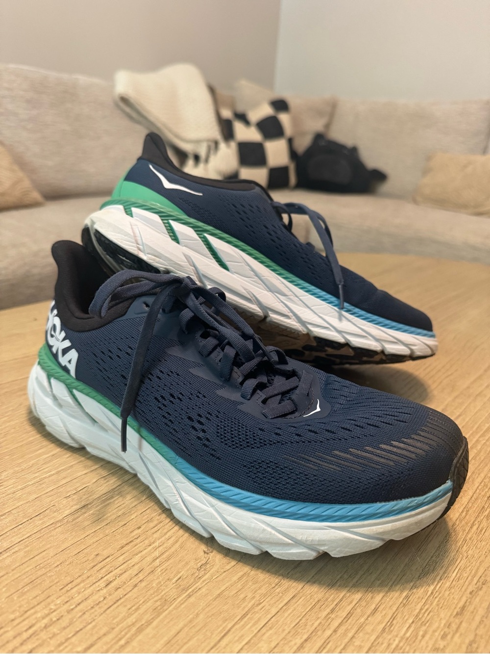Hoka Clifton 7 Men’s Moonlit Ocean Blue Running Shoes